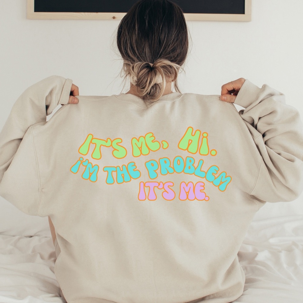 Taylor Swift inspired sweatshirt. Antihero lyrics.